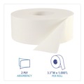 Toilet Paper | Boardwalk B6100 3.5 in. x 1000 ft. JRT Septic Safe 2-Ply Bath Tissue - Jumbo, White (12/Carton) image number 6