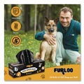 Trash & Waste Bins | Furloo FLO220 8 in. x 13 in. Open-Face Commercial Grade Dog Waste Station Refill Bags - Black (4000/Carton) image number 7