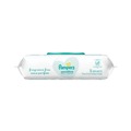 Office Jansan | Pampers 80741436 1-Ply 6.8 in. x 7 in. Unscented Sensitive Baby Wipes - White (8/Carton) image number 1