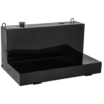 LIQUID TRANSFER EQUIPMENT | JOBOX 480002 103 Gallon L-Shaped Steel Liquid Transfer Tank - Black