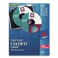 Office Jansan | Avery 06692 Laser CD Labels - Matte White (30-Piece/Pack) image number 0