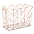  | U Brands 2104U00-01 Desktop Fashion Filing Set - Rose Gold/Letter-Size (10-Piece/Kit) image number 3