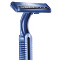  | Gillette 11004CT GoodNews Regular Disposable 2-Blade Razor - Navy Blue (10/Pack, 10 Pack/Carton) image number 3