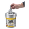 Cleaning & Janitorial Supplies | GOJO Industries 6396-06 10-1/2 in. x 12-1/4 in. Scrubbing Towels, Hand Cleaning - Fresh Citrus (6/Carton) image number 2