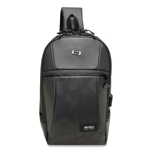 Office & Office Supplies | SOLO ACV2904 8.5 in. x 4.5 in. x 13.5 in. GLHF (Good Luck Have Fun) Sling Fits Devices Up to 12.9 in. - Black image number 0