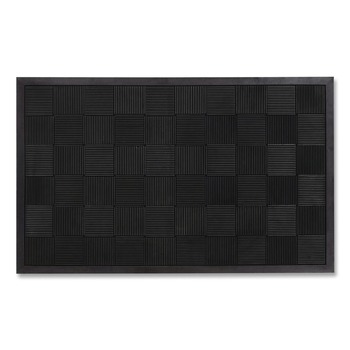 Guardian 36 in. x 60 in. Parquet Wiper Scraper Mat - Black