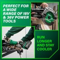 Office Electronics & Batteries | Metabo HPT 381991M 36V/18V MultiVolt 4 Ah/8 Ah T-PWR  Lithium-Ion Battery image number 7