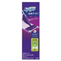 Mops | Swiffer 92811KT WetJet 11 in. x 5 in. Cloth Head, 46 in. Aluminum/Plastic Handle Mop Kit - White/Purple/Silver image number 0