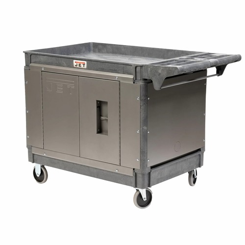 Utility Carts | JET JT1-128 Resin Cart 140019 with LOCK-N-LOAD Security System Kit image number 0