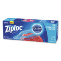 Food Service | Ziploc 351126 9.6 in. x 12.1 in. 1 gal. Zipper Freezer Bags - Clear (28/Box) image number 2