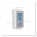 Labor Day Sale! Save $30 off $199! | PURELL 6530-01 CS6 4.88 in. x 8.8 in. x 11.38 in. 1,200 mL Soap Touch-Free Dispenser - White (1/Carton) image number 2