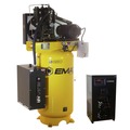 New Year New Savings! Save $25 off $150 | EMAX ESP05V080I3PK E450 Series 5 HP 80 gal. Industrial Plus 2 Stage Pressure Lubricated 3-Phase 19 CFM @100 PSI Patented SILENT Air Compressor with 30 CFM Air Dryer image number 1