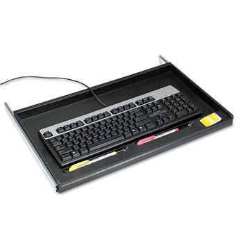 Innovera IVR53010 21.38 in. x 12.88 in. Standard Underdesk Keyboard Drawer - Black