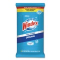 Cleaning Cloths | Windex 378032 7 in. x 8 in. Glass and Surface Wet Wipe - Unscented/White (12/Carton) image number 2