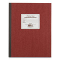 Office Jansan | National 43648 75 Sheets 11.75 in. x 9.25 in. Quadrille Rule (4 sq-in.) Computation Notebook - Brown Cover image number 1