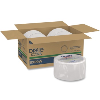 Dixie Ultra 8.5 in. Diameter Heavy-Weight Paper Plates (125/Pack, 4 Packs/Carton)