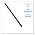 Cutlery | Boardwalk BWKSLSTUBL 8 in. Polypropylene Cocktail Straws - Black (10/Carton) image number 4