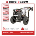 Pressure Washers | Simpson MSH3125-S 3200 PSI 2.5 GPM Gas Pressure Washer image number 2
