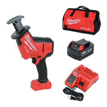 RECIPROCATING SAWS | Milwaukee 2719-21 M18 FUEL Brushless Lithium-Ion Cordless Hackzall Reciprocating Saw Kit (5 Ah)