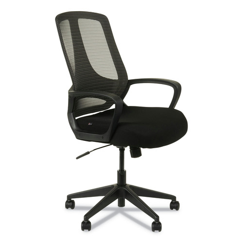  | Alera ALEMB4718 MB Series 275 lbs. Capacity Mesh Mid-Back Office Chair - Black image number 0