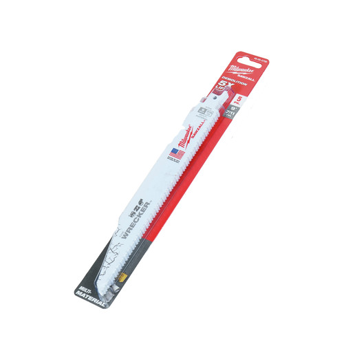 Reciprocating Saw Accessories | Milwaukee 48-00-5706 The Wrecker 9 in. Sawzall Blade - (5-Pack) image number 0