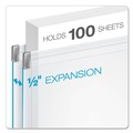 Office Jansan | Cardinal 14201 11 in. x 8-1/2 in. Expanding Zipper Binder Pockets - Clear (3/Pack) image number 2