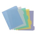 Office Jansan | Avery 16170 Write and Erase Big Tab 11 in. x 8.5 in. 5-Tab 3-Hole Punched Durable Plastic Dividers - Assorted (1-Set) image number 1
