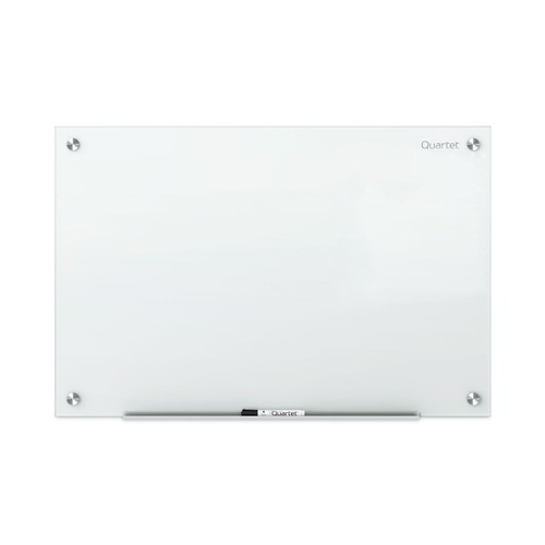 Office Jansan | Quartet G3624W 36 in. x 24 in. Infinity Glass Marker Board - White image number 0