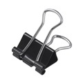 Office Jansan | Universal UNV10210VP Binder Clips in Zip-Seal Bag - Medium, Black/Silver (36/Pack) image number 1