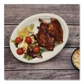 Bowls and Plates | Dart 10FBRPLR1 10 in. Diameter Compostable Molded Fiber Platter Dinnerware - Natural (500/Carton) image number 5