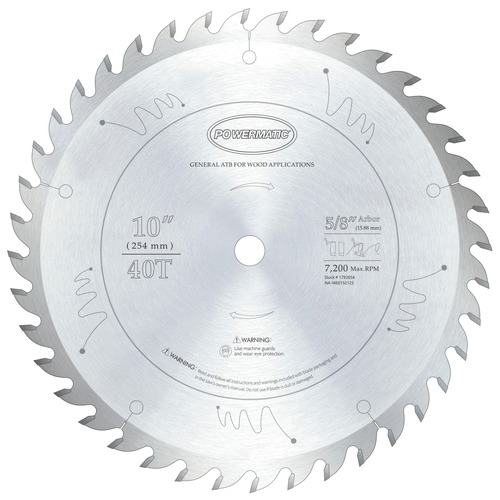 Circular Saw Blades | Powermatic PM9-1792654 General Circular Saw Blade image number 0