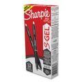 Pens | Sharpie S-Gel 2096149 S-Gel High-Performance Bold 1 mm Retractable Gel Pen - Black Ink/Barrel (1-Dozen) image number 2