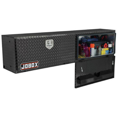 Topside Truck Boxes | JOBOX 572002D Delta Pro 72 in. Aluminum Topside Truck Box (Black) image number 0