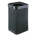 Trash & Waste Bins | Safco 9790BL At-Your-Disposal 38-Gallon Top-Open Waste Receptacle - Black image number 0