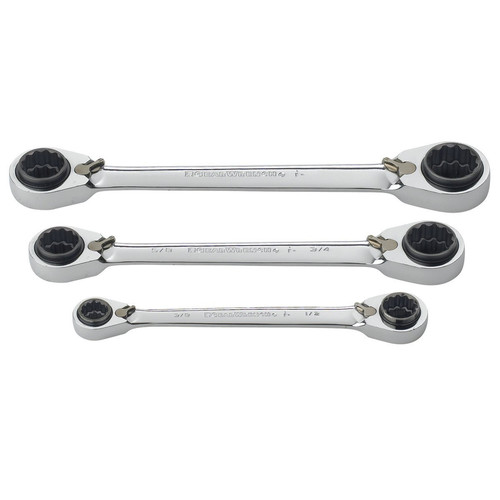 Ratchets | GearWrench 85204 3pc Quad Box SAE Set image number 0