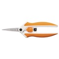 Office & Office Supplies | Fiskars 1069767 6.1 in. Long 1.75 in. Cut Length Micro-Tip Easy Action Scissors - Orange/White Handle image number 0