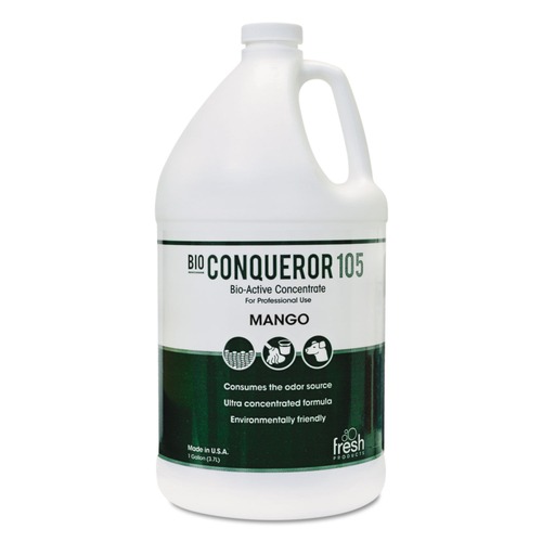 Cleaning & Janitorial Supplies | Fresh Products 1-BWB-MG 1gal Bottle Bio Conqueror 105 Enzymatic Concentrate - Mango (4/Carton) image number 0