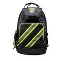 Cases and Bags | Klein Tools 55597 Tradesman Pro 39 Pocket Tool Bag Backpack - Hi-Viz image number 2
