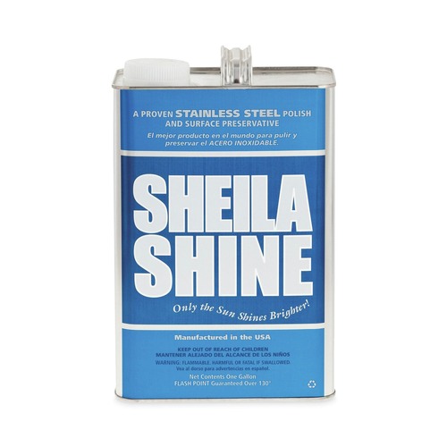 Office Jansan | Sheila Shine SS128 1 Gallon Can Stainless Steel Cleaner and Polish image number 0