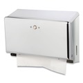 Beverage Serveware | San Jamar T1950XC 11.13 in. x 3.88 in. x 7.88 in. Mini C-Fold/Multifold Towel Dispenser - Chrome image number 1