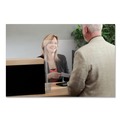 Desk Accessories & Office Organizers | Deflecto PBCTPC2724P 27 in. x 6 in. x 23.75 in. Polycarbonate Counter Top Barrier with Pass Thru - Clear (2/Carton) image number 1