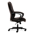  | HON HVL402.EN45 17 in. to 21 in. Seat Height 250-lbs. Capacity Executive High-Back Chair - Black/Brown image number 2