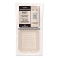 Food Trays, Containers, and Lids | Dart 80FBRHT1 8.65 in. x 7.94 in. x 2.98 in. ProPlanet Seal Compostable Molded Fiber Hinged Trays - Natural (200/Carton) image number 4