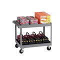  | Tennsco SC-2436 24 in. x 36 in. x 32 in. 500 lbs. Capacity 2-Shelf Metal Cart - Gray image number 2
