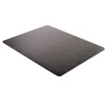 Office Jansan | Deflecto CM21242BLK Economat 45 in. x 53 in. All Day Use Chair Mat For Hard Floors - Black image number 0