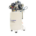 Stationary Air Compressors | California Air Tools CAT-10010DCAD 1 HP 10 Gallon Ultra Quiet and Oil-Free Dolly Air Compressor with Air Dryer image number 1