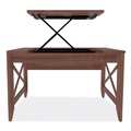  | Alera WDE4824-T-WA 47.25 in. x 23.63 in. x 29.5 in. to 43.75 in. Sit-to-Stand Table Desk - Modern Walnut image number 4