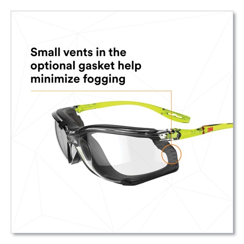 Solus CCS Series Protective Eyewear, Green Plastic Frame, Clear Polycarbonate Lens Solus CCS Series Protective Eyewear, Green Plastic Frame, Clear Polycarbonate Lens