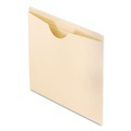  | Pendaflex 22000EE 2-Ply Straight Tab Letter Size Reinforced File Jackets - Manila (100/Box) image number 1
