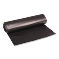 Just Launched | Boardwalk BWK516 33 in. x 39 in. 33 gal. 1.2 mil Recycled Low-Density Polyethylene Can Liners - Black (100/Carton) image number 0